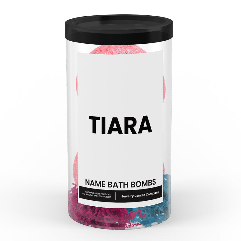 TIARA Name Bath Bomb Tube