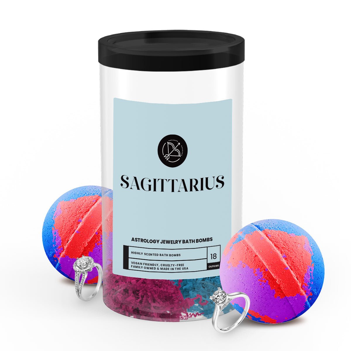 Sagittarius Astrology Jewelry Bath Bombs