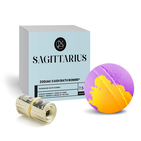 Sagittarius Zodiac Cash Bath Bomb