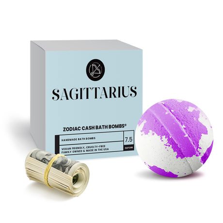 Sagittarius Zodiac Cash Bath Bomb
