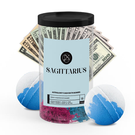 Sagittarius Astrology Cash Bath Bombs