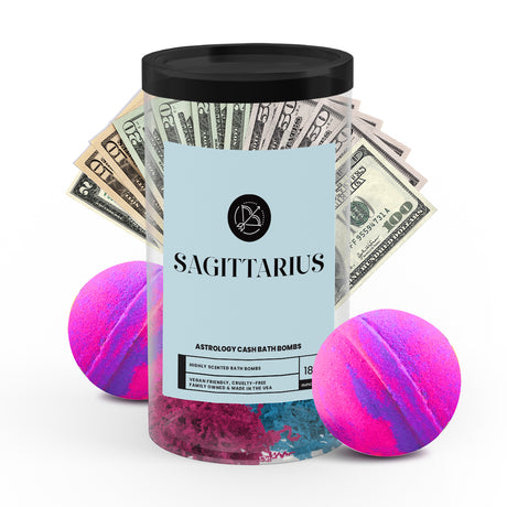 Sagittarius Astrology Cash Bath Bombs