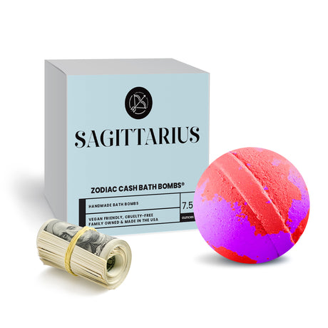 Sagittarius Zodiac Cash Bath Bomb