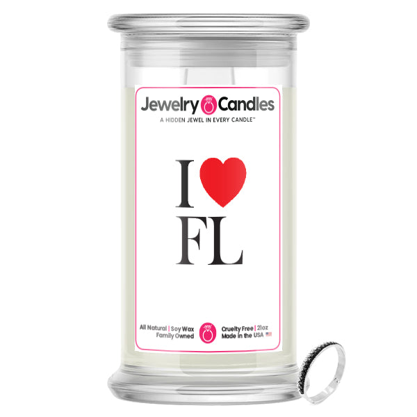 I Love FL Jewelry State Candles