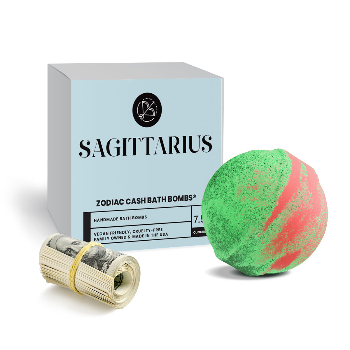Sagittarius Zodiac Cash Bath Bomb