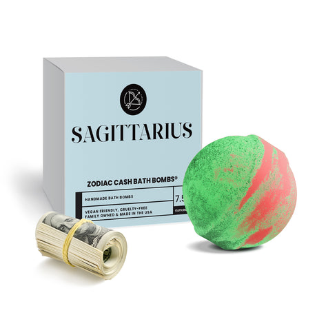 Sagittarius Zodiac Cash Bath Bomb