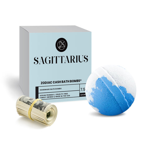 Sagittarius Zodiac Cash Bath Bomb