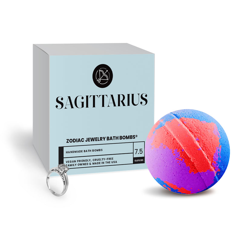 Sagittarius Zodiac Jewelry Bath Bomb
