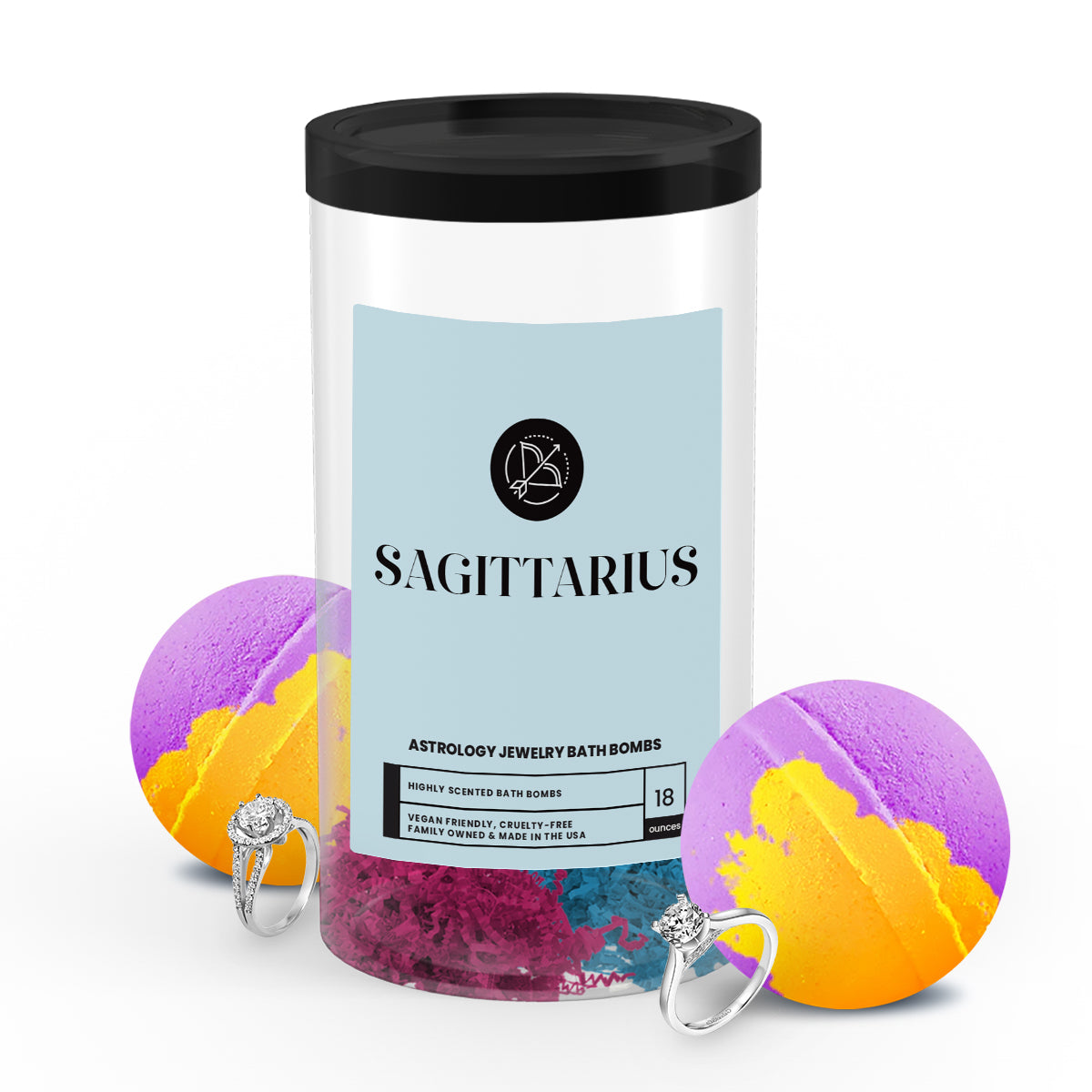 Sagittarius Astrology Jewelry Bath Bombs