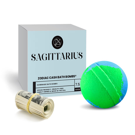 Sagittarius Zodiac Cash Bath Bomb