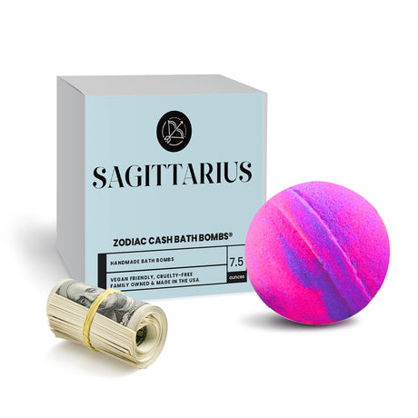 Sagittarius Zodiac Cash Bath Bomb