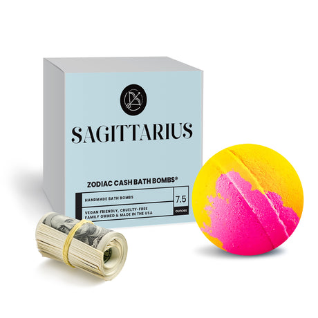 Sagittarius Zodiac Cash Bath Bomb