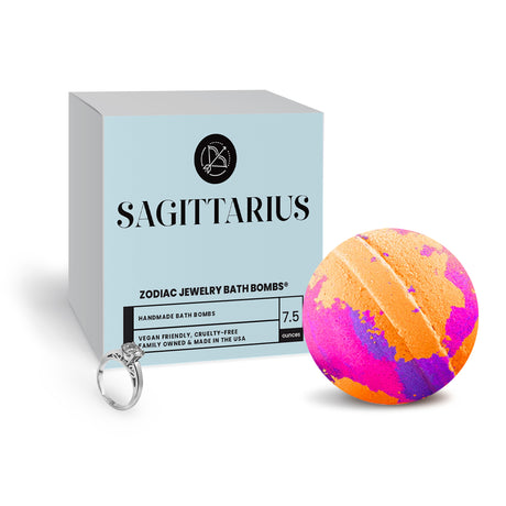 Sagittarius Zodiac Jewelry Bath Bomb