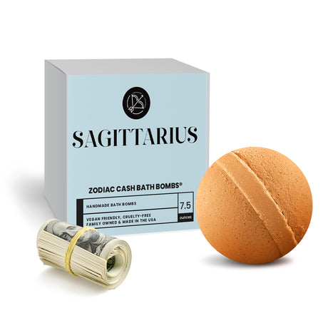 Sagittarius Zodiac Cash Bath Bomb