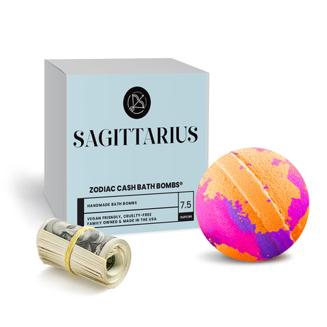 Sagittarius Zodiac Cash Bath Bomb
