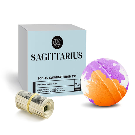 Sagittarius Zodiac Cash Bath Bomb
