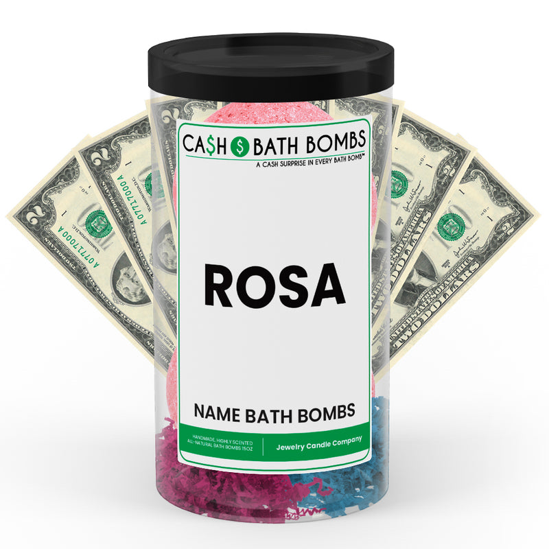 ROSA Name Cash Bath Bomb Tube