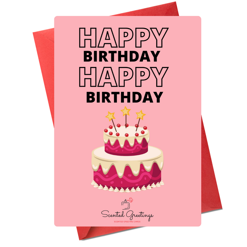 Happy Birthday Happy Birthday | Scented Greeting Cards