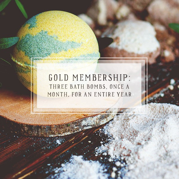 Bath Bomb Of The Month Club | Gold Package | Three Bath Bombs, Once A Month, For 12 Months-The Official Website of Jewelry Candles - Find Jewelry In Candles!