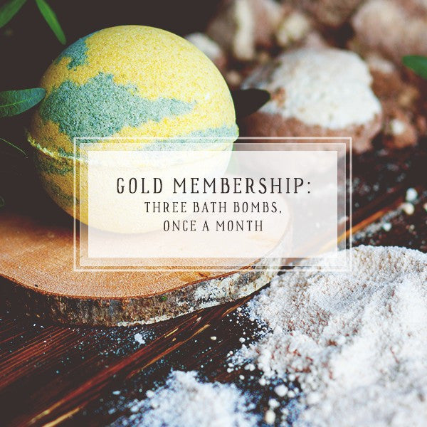 Bath Bomb Of The Month Club | Gold Package | Three Bath Bombs, Once Per Month-The Official Website of Jewelry Candles - Find Jewelry In Candles!