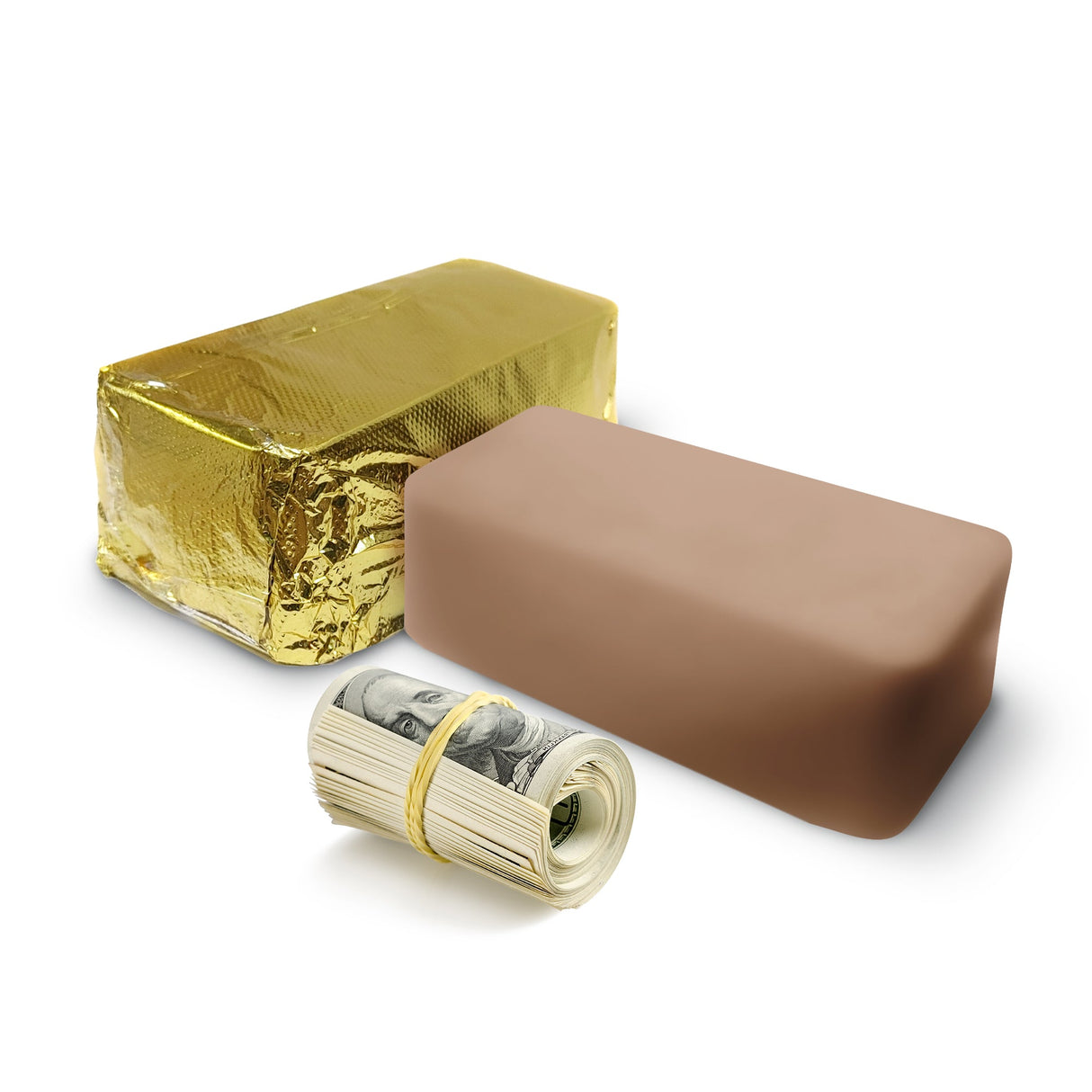 GIANT COZY CABIN IN THE WOODS GOLD BAR CASH WAX MELTS