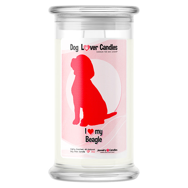 Beagle Dog Lover Candle