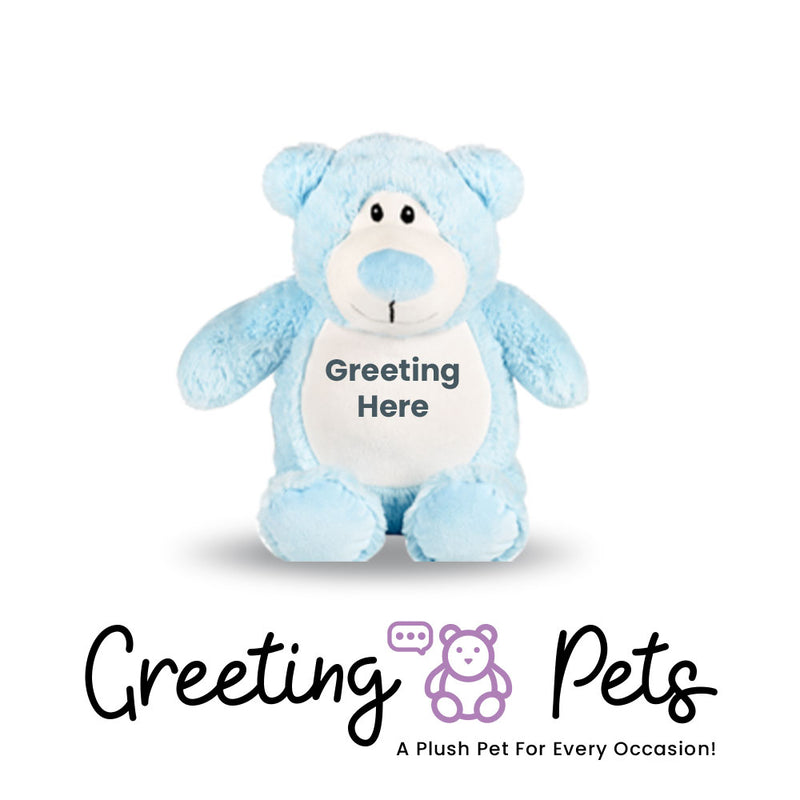 Bear-Blue Greeting Pet