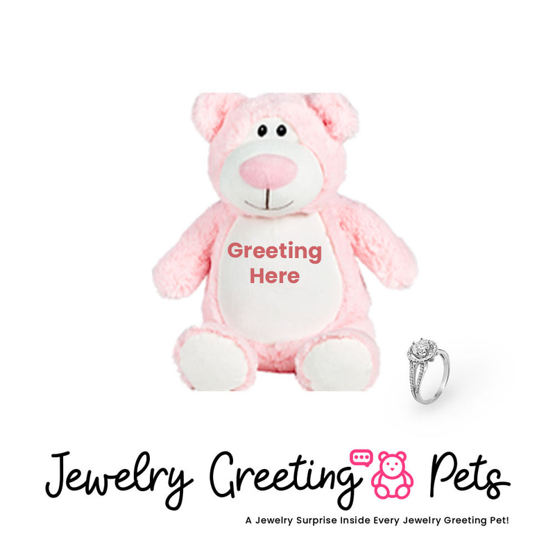 Bear-Rainbow Jewelry Greeting Pet