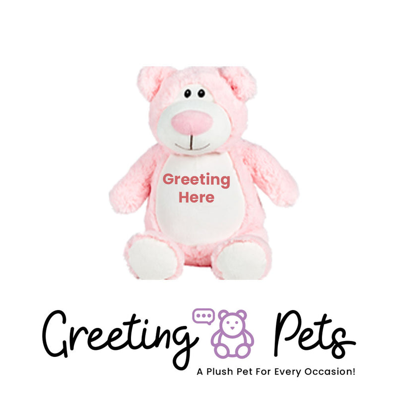 Bear-Pink Greeting Pet