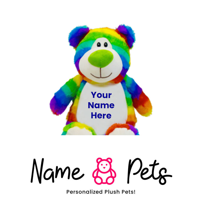 Bear-Rainbow Name Pet
