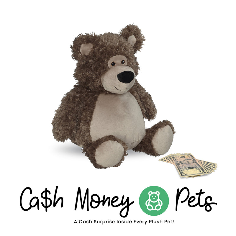 Bear-Grey Cash Money Pet