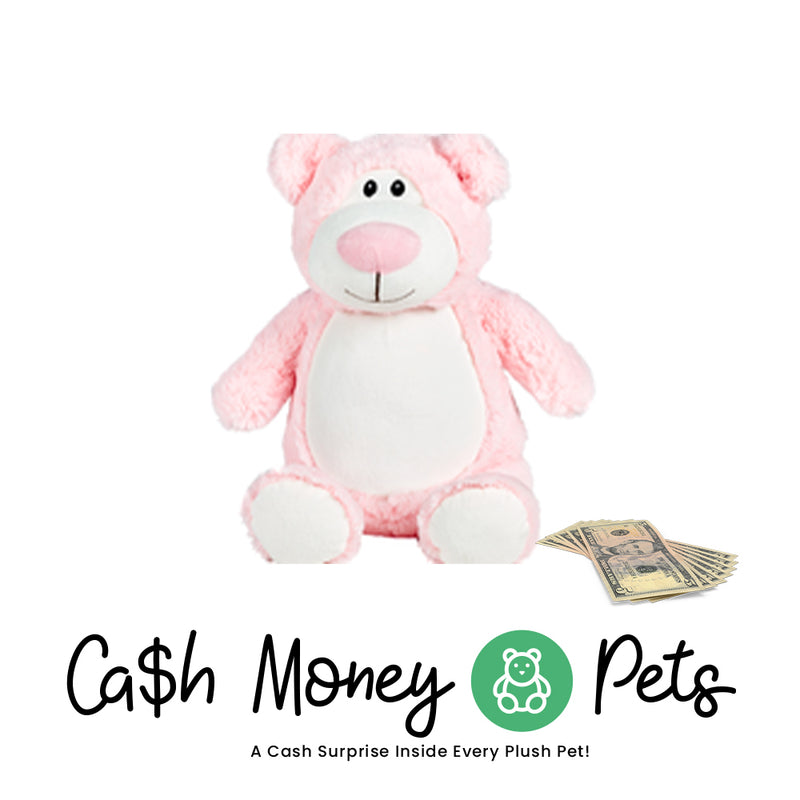 Bear-Pink Cash Money Pet