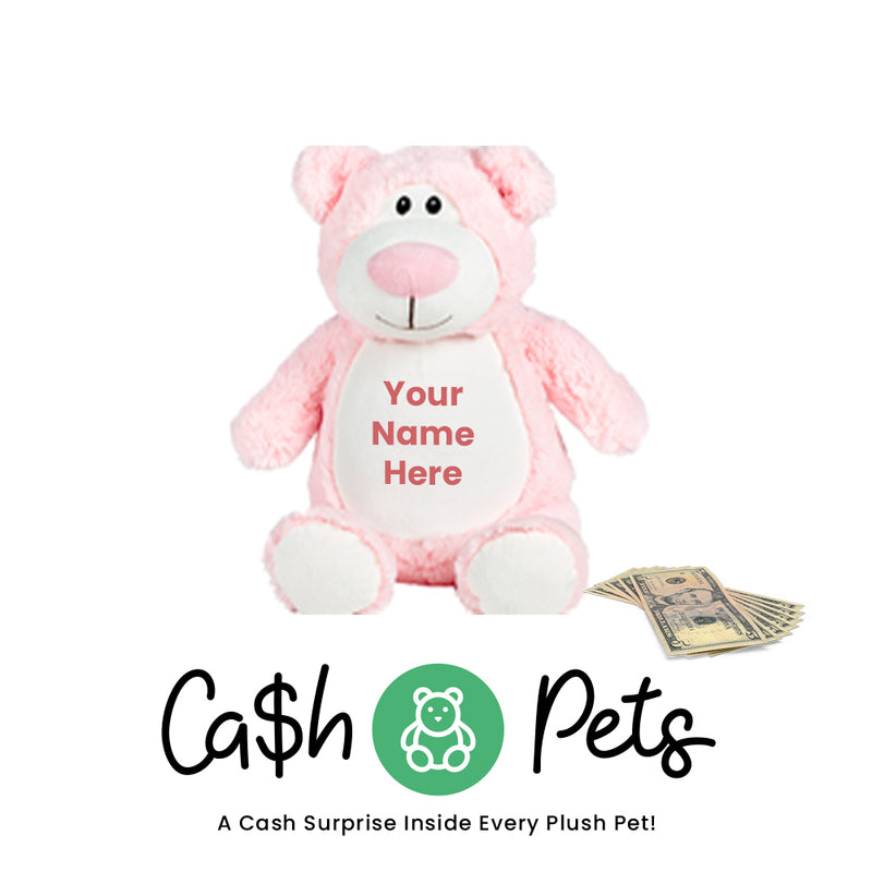 Bear-Pink Cash Pet