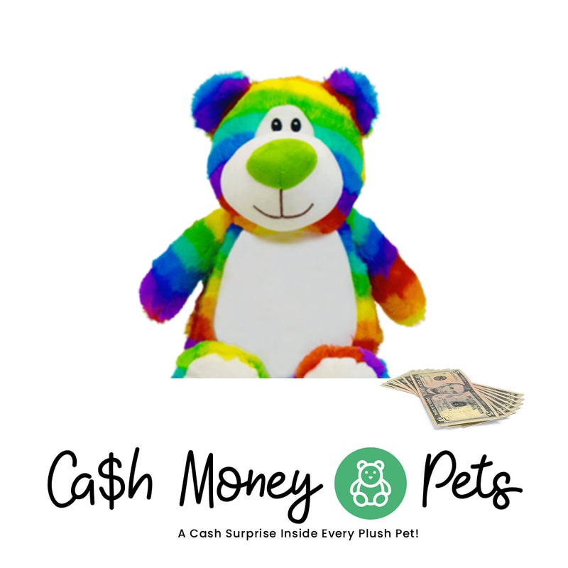 Bear-Rainbow Cash Money Pet