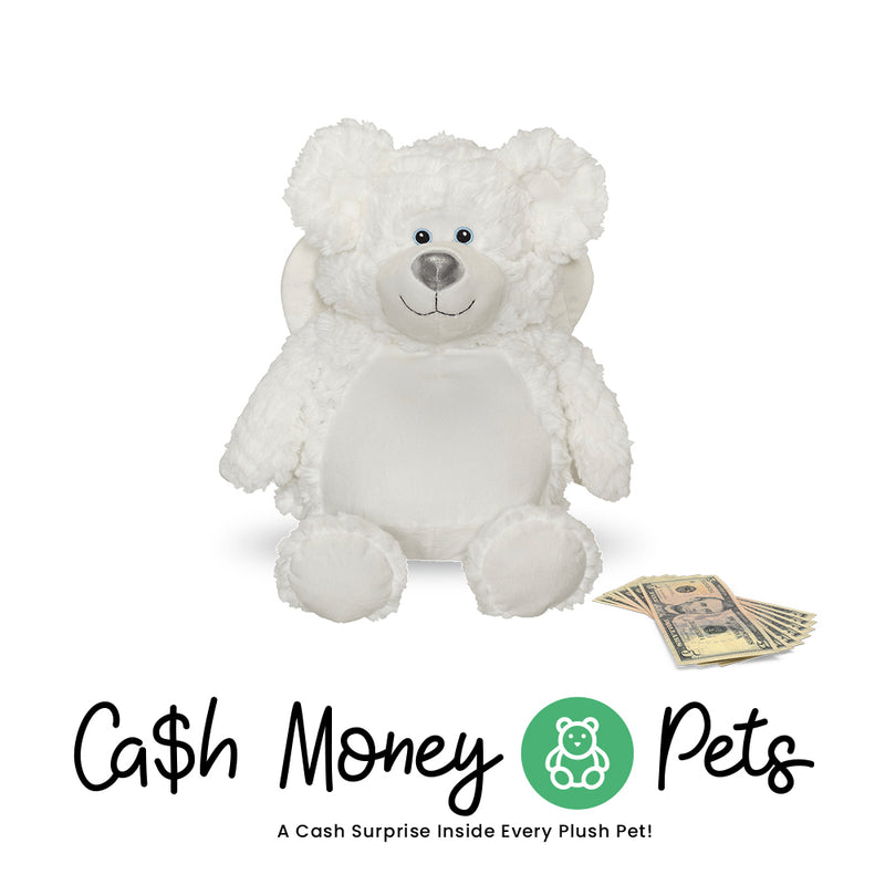 Bear-White Cash Money Pet