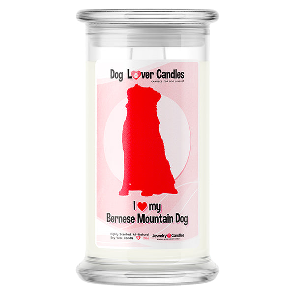 Bernese Mountain Dog Dog Lover Candle