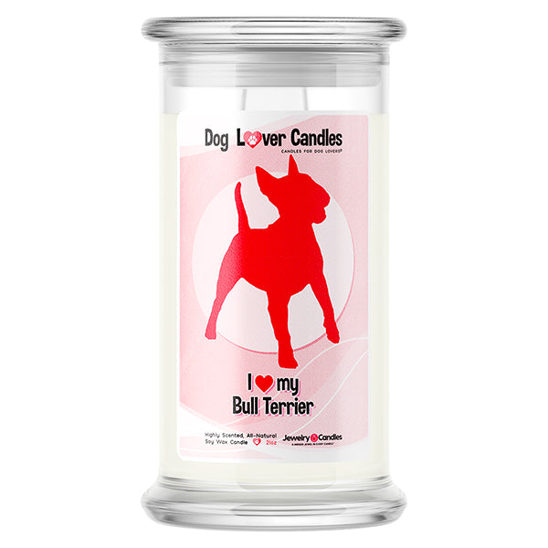 Bull Terrier Dog Lover Candle