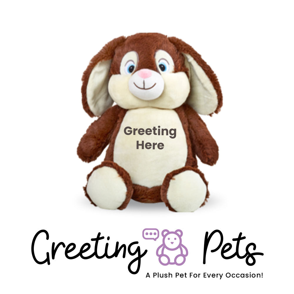 Bunny-Brown Greeting Pet