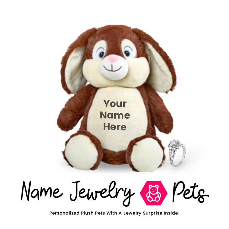 Bunny-Brown Name Jewelry  Pet