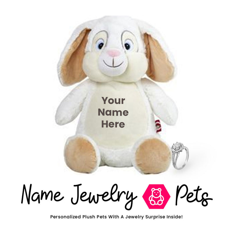 Bunny-White Name Jewelry  Pet