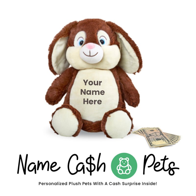 Bunny-Brown Name Cash Pet