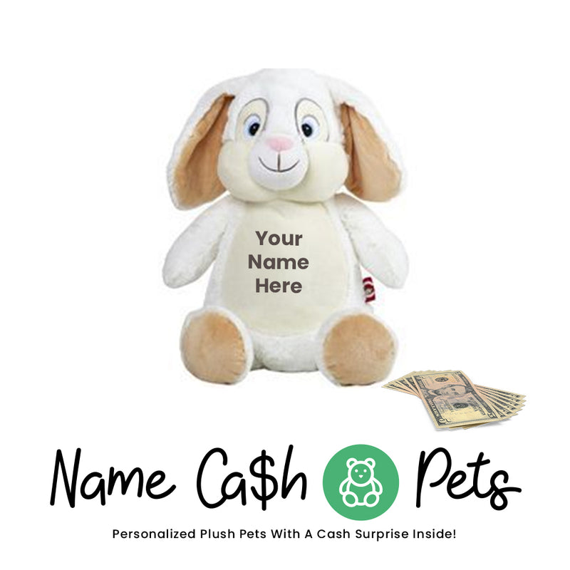 Bunny-White Name Cash Pet