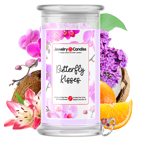 Butterfly Kisses Jewelry Candle