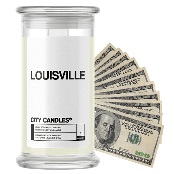 Louisville | City Cash Candle®-City Cash Candles®-The Official Website of Jewelry Candles - Find Jewelry In Candles!