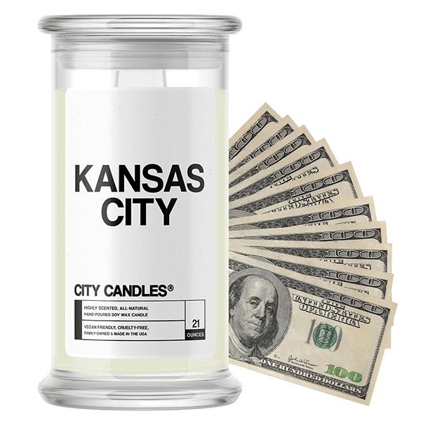 Kansas City | City Cash Candle®-City Cash Candles®-The Official Website of Jewelry Candles - Find Jewelry In Candles!