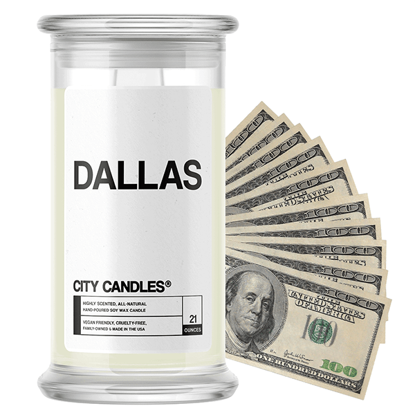 Dallas | City Cash Candle®-City Cash Candles®-The Official Website of Jewelry Candles - Find Jewelry In Candles!