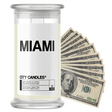 Miami | City Cash Candle®-City Cash Candles®-The Official Website of Jewelry Candles - Find Jewelry In Candles!