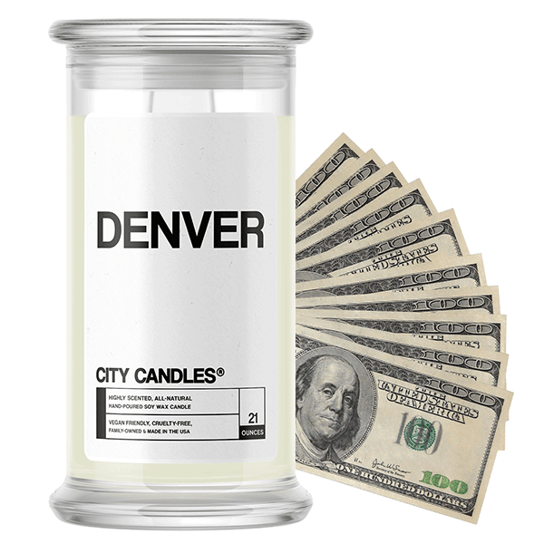 Denver | City Cash Candle®-City Cash Candles®-The Official Website of Jewelry Candles - Find Jewelry In Candles!