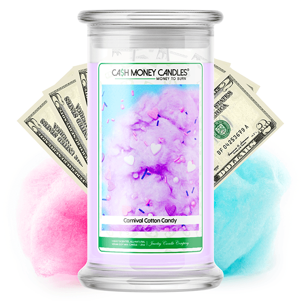 Carnival Cotton Candy Cash Money Candles