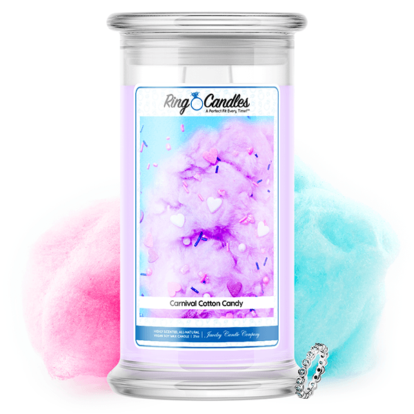 Carnival Cotton Candy Ring Candle